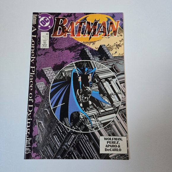 Batman #440 (DC Comics, 1989) "A Lonely Place of Dying" Two Face - Picture 1 of 6